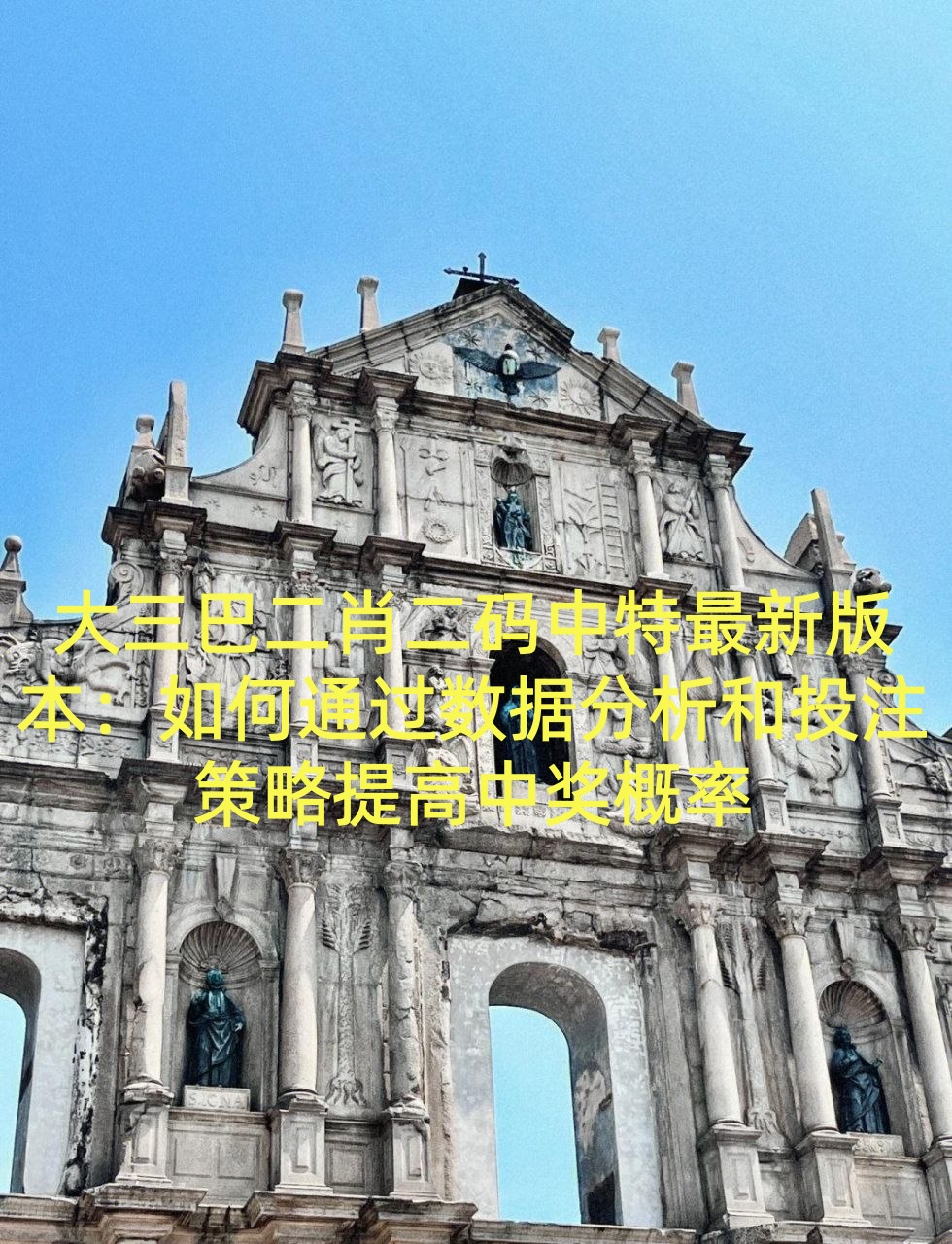 大三巴二肖二码中特最新版本：如何通过数据分析和投注策略提高中奖概率