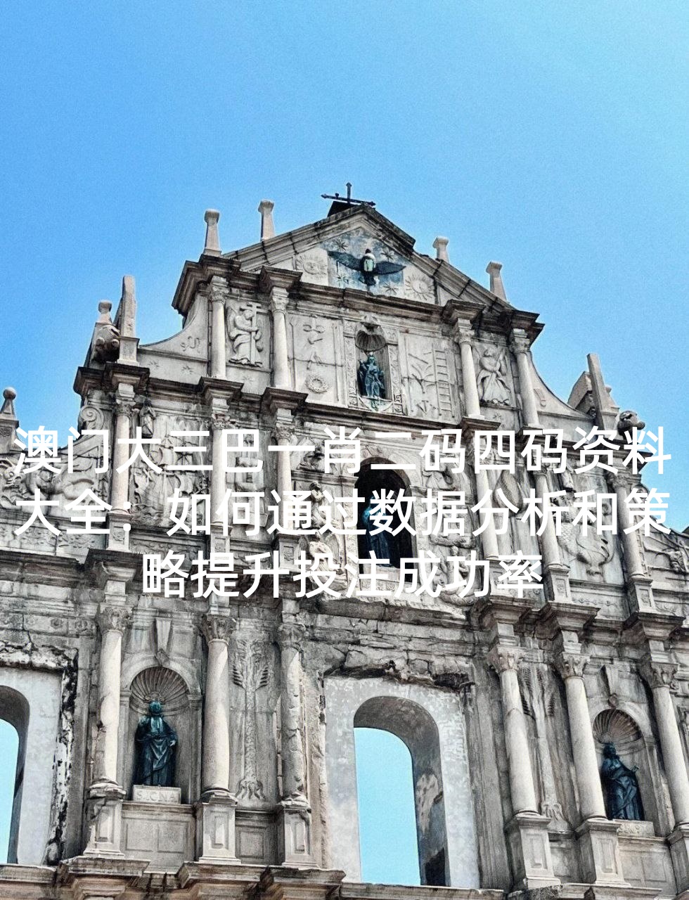 澳门大三巴一肖二码四码资料大全：如何通过数据分析和策略提升投注成功率